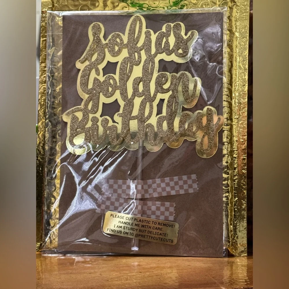 Gold Script “Sofia’s Golden Birthday